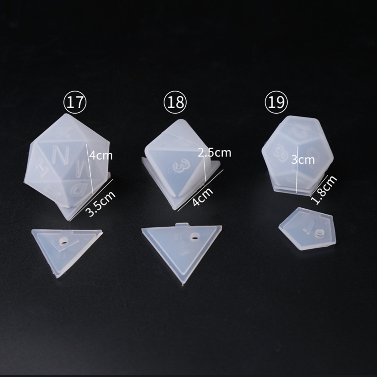 1PC-Silicone-Dice-Molds-Reusable-Fillet-Square-Triangle-Polyhedral-Dice-Mould-1650354-10