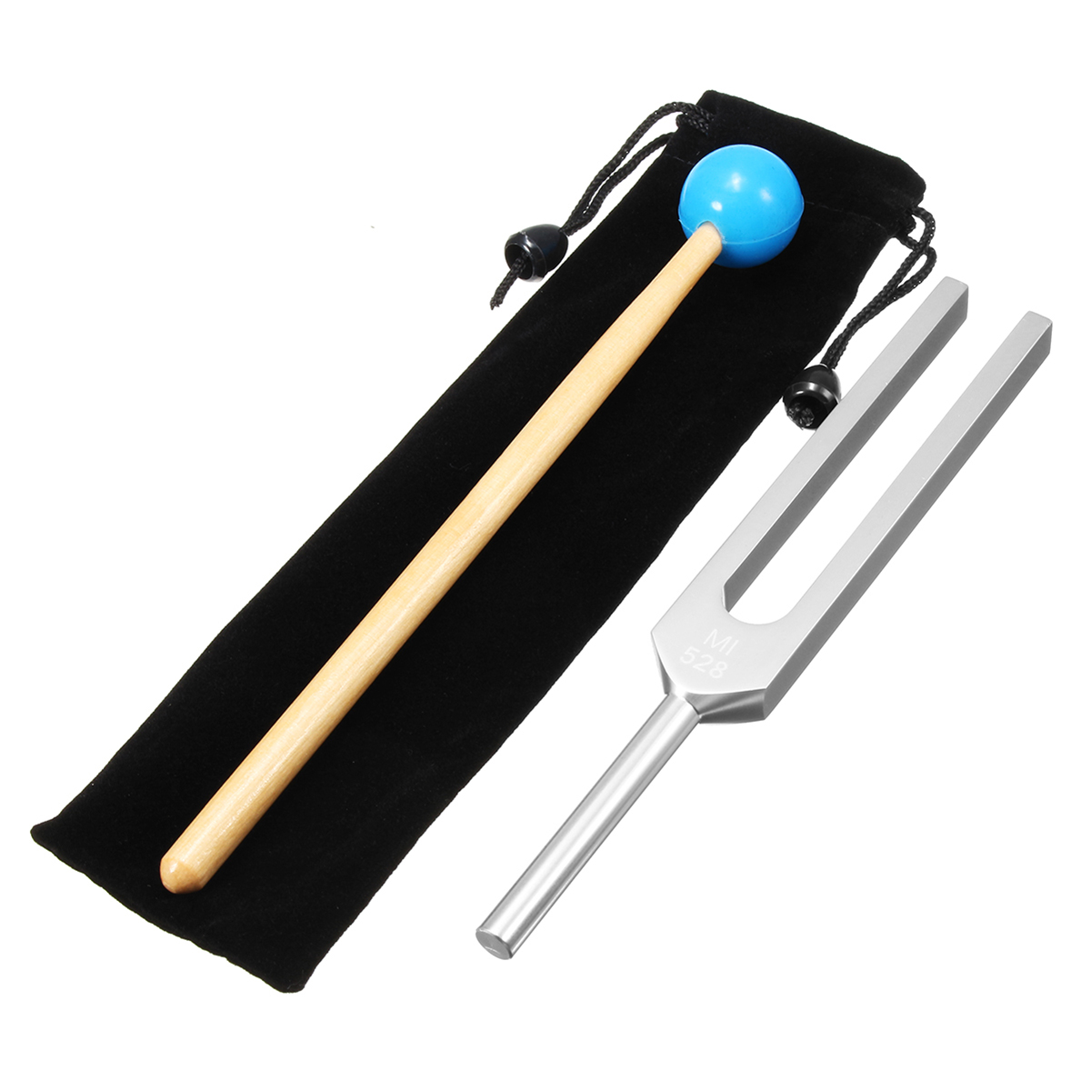 528HZ-Aluminum-Tuning-Fork-Chakra-Hammer-Ball-Diagnostic-Mallet-Set-1326579-3