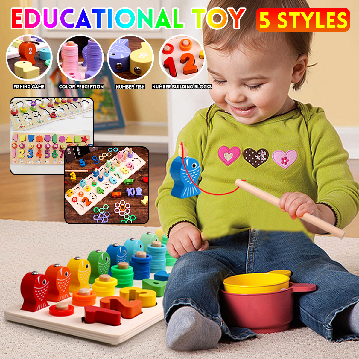 Counting-Board-Nursery-Learning-Shape-Pairing-Montessori-Math-Toys-Wooden-Baby-Gift-1595915-1