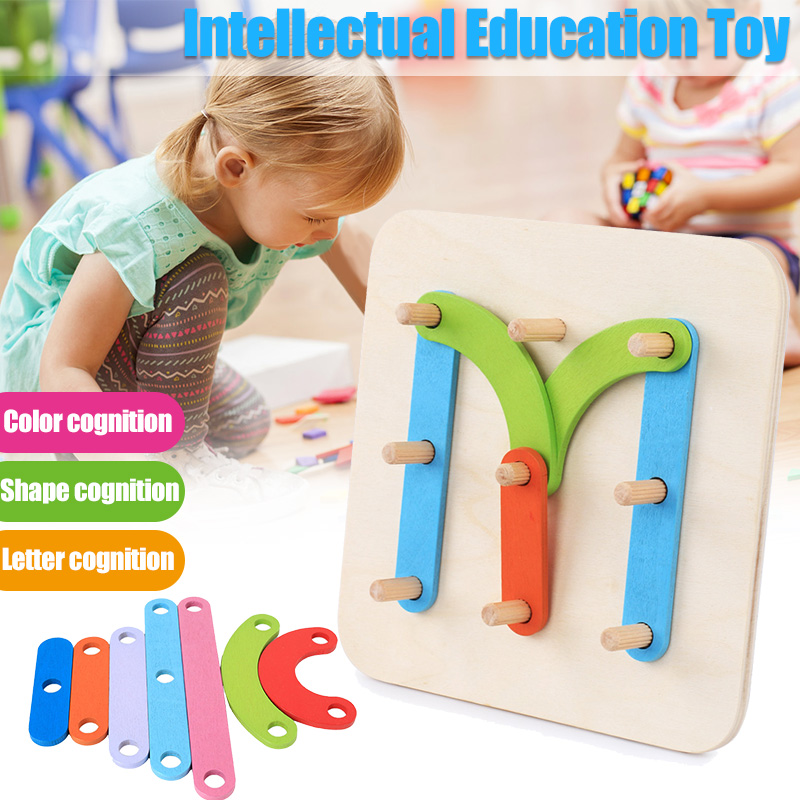 Early-Education-Wood-80pcsCase-Graphic-Carton-Colorful-Building-Blocks-Children-Toys-1458002-1
