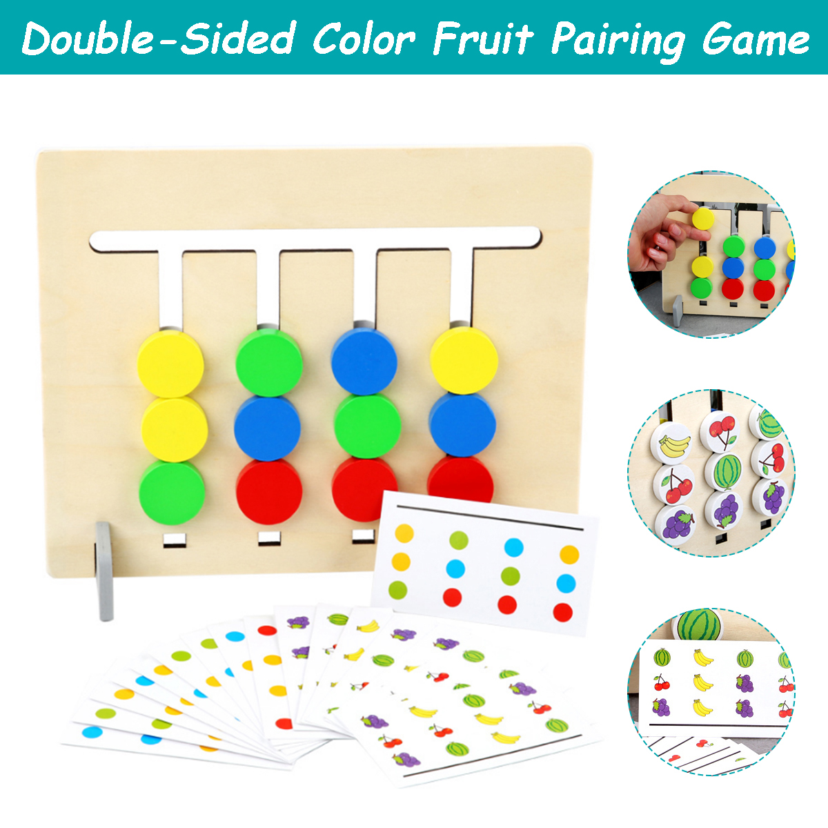 Funny-Double-sided-Color-Fruit-Matching-Game-Children-Wooden-Montessori-Toys-Logical-Reasoning-Train-1674710-2