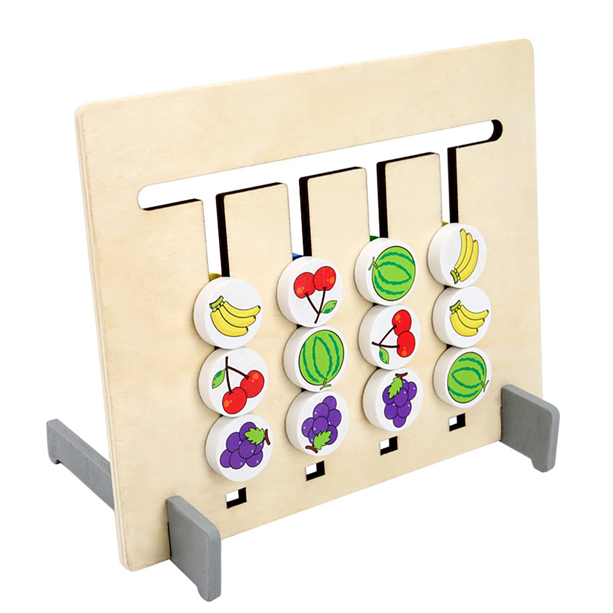 Funny-Double-sided-Color-Fruit-Matching-Game-Children-Wooden-Montessori-Toys-Logical-Reasoning-Train-1674710-8