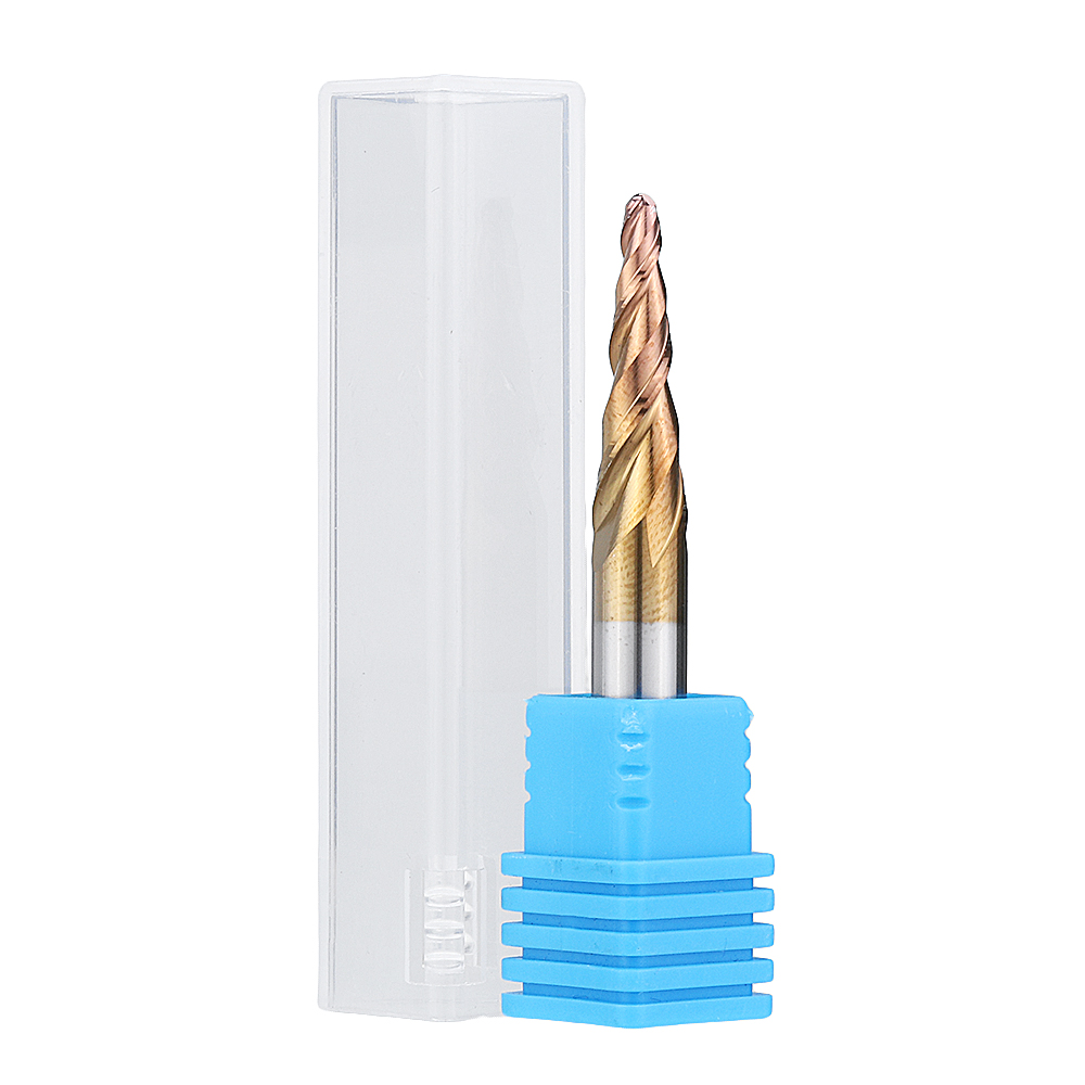 Drillpro-R025-R05-R075-R10-20D650-2-Flutes-Taper-Ball-Nose-End-Mill-HRC50-Milling-Cutter-1467501-10