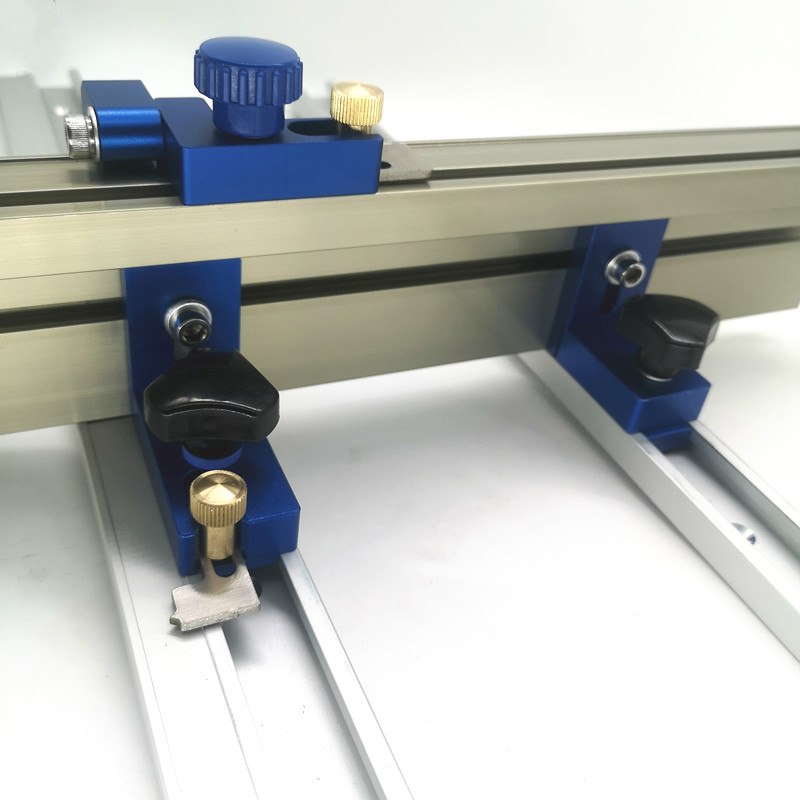 Drillpro-Woodworking-Profile-Fence-T-Track-Slot-Sliding-Bracket-Miter-Gauge-Fence-Connector-for-Wood-1660292-8