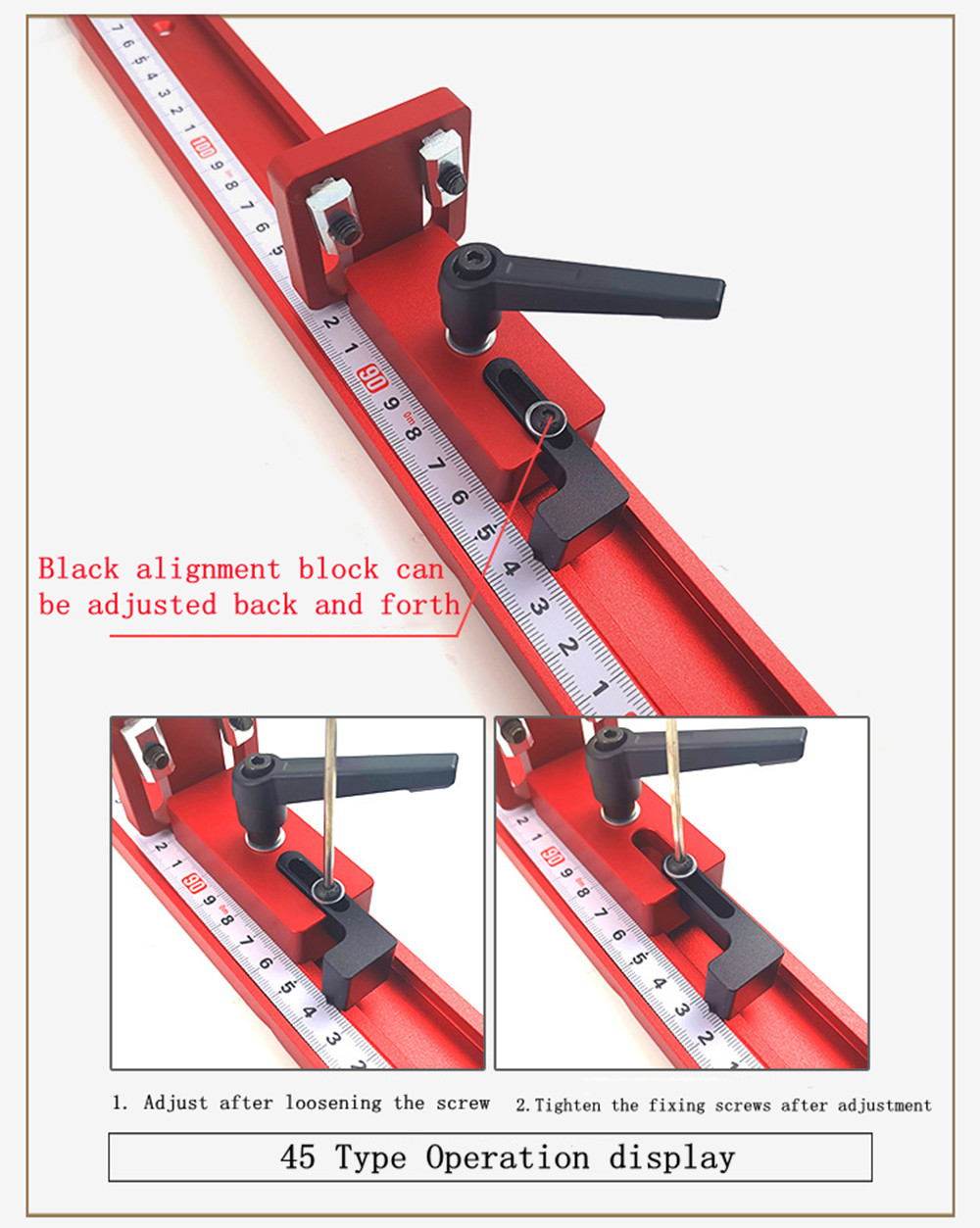 Fixed-T-Slot-Miter-Track-Stopper-3045-Manual-Woodworking-DIY-Tools-1422928-11