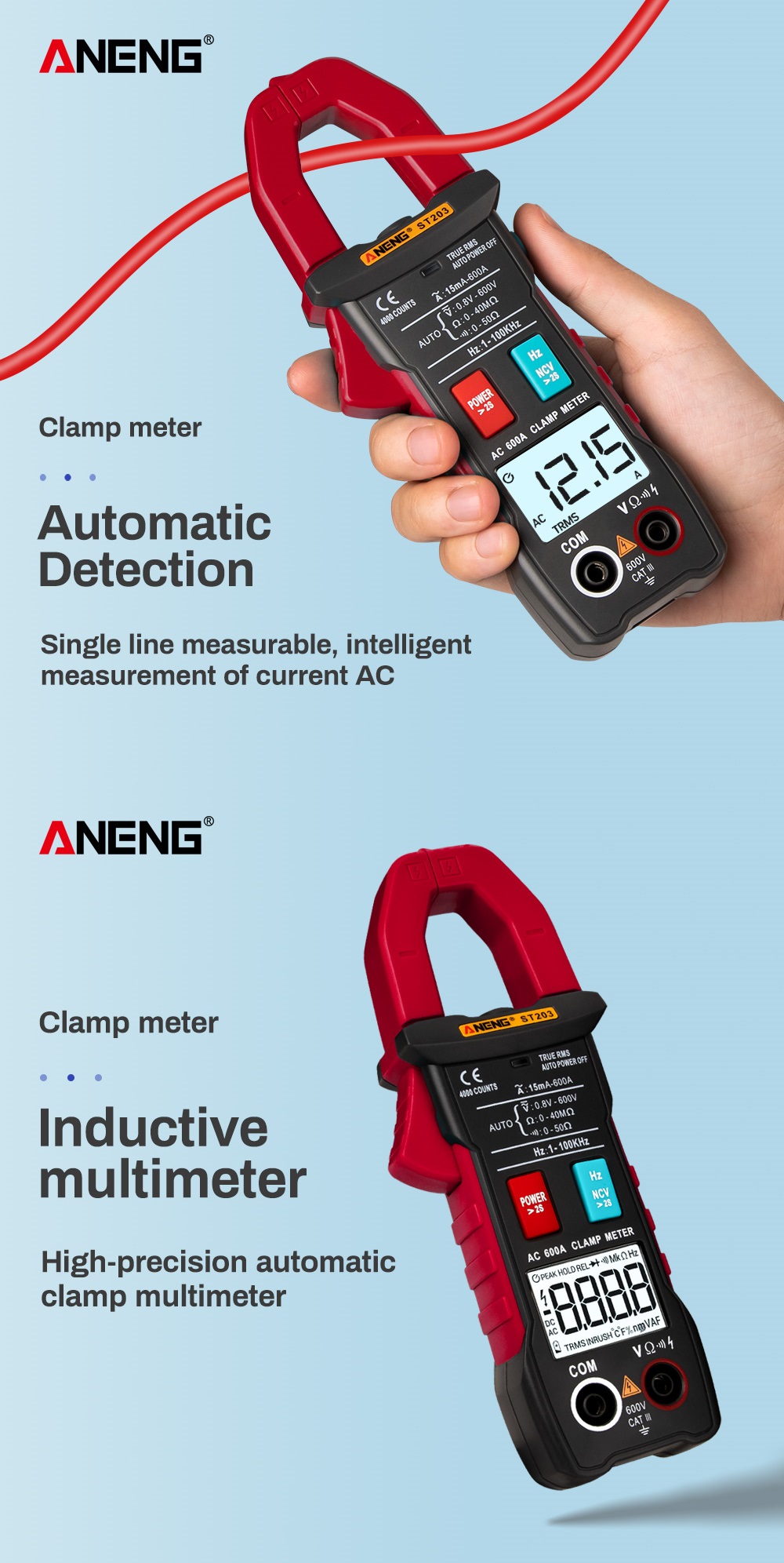ANENG-ST203-4000-Counts-Full-Intelligent-Automatic-Range-True-RMS-Digital-Multimeter-Clamp-Meter-ACD-1503938-2