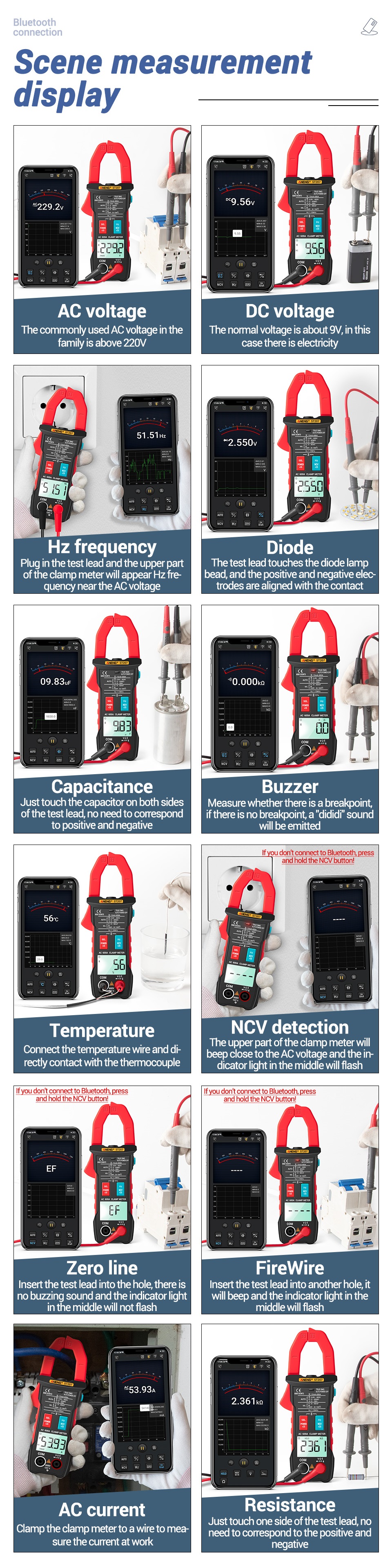 ANENG-ST207-Digital-bluetooth-Multimeter-Clamp-Meter-6000-Counts-True-RMS-DCAC-Voltage-Tester-AC-Cur-1762792-4