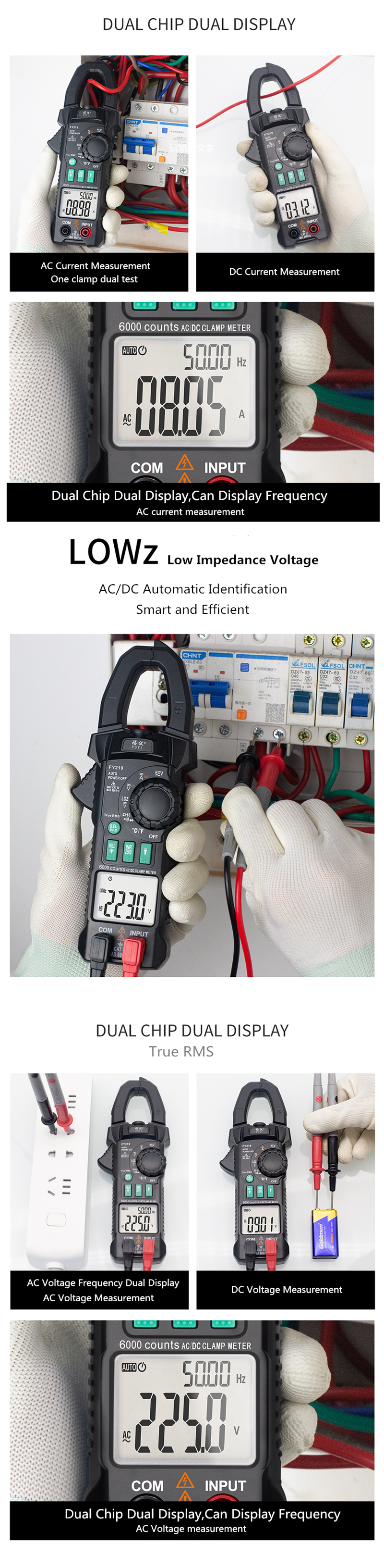 FUYI-FY219-Double-Display-ACDC-True-RMS-Digital-Clamp-Meter-Portable-Multimeter-Voltage-Current-Mete-1954245-2