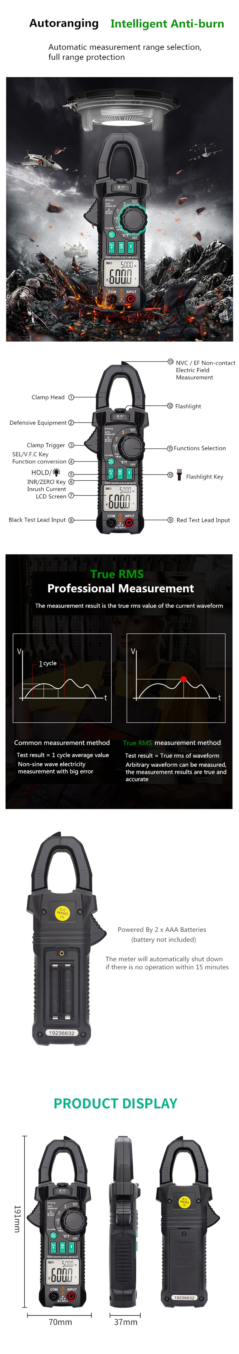 FUYI-FY219-Double-Display-ACDC-True-RMS-Digital-Clamp-Meter-Portable-Multimeter-Voltage-Current-Mete-1954245-4