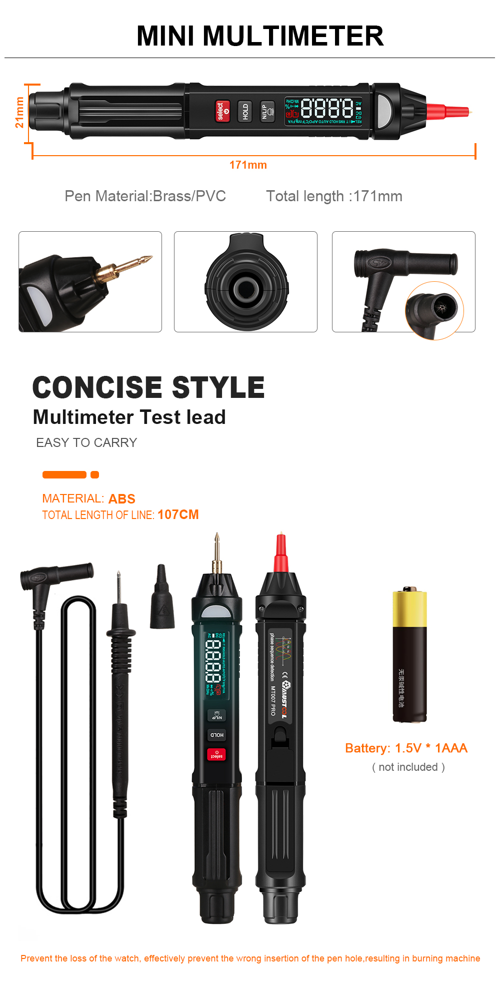 MUSTOOL-MT007MT007-ProMT007-Pro-EN-True-RMS-Digital-Multimeter--Voltage--Test-Pen-Phase-Sequences-Me-1806010-10