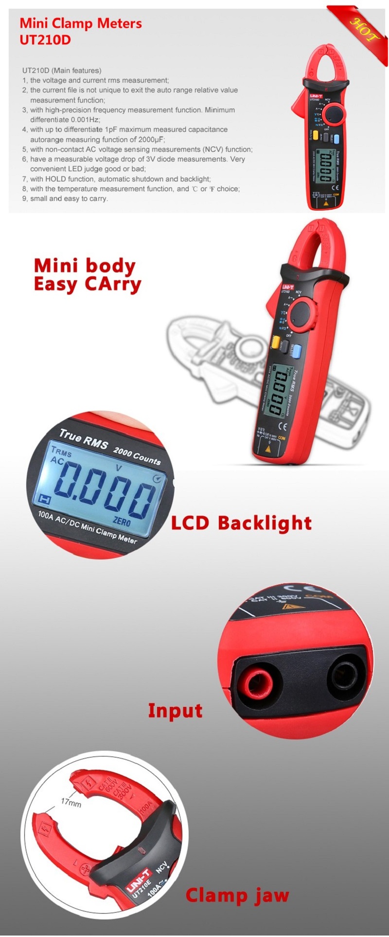 UNI-T-UT210D-Digital-Clamp-Meter-Temperature-Measurement-Auto-Range-Capacitance-Multimeter-ACDC-Cur-1404793-2