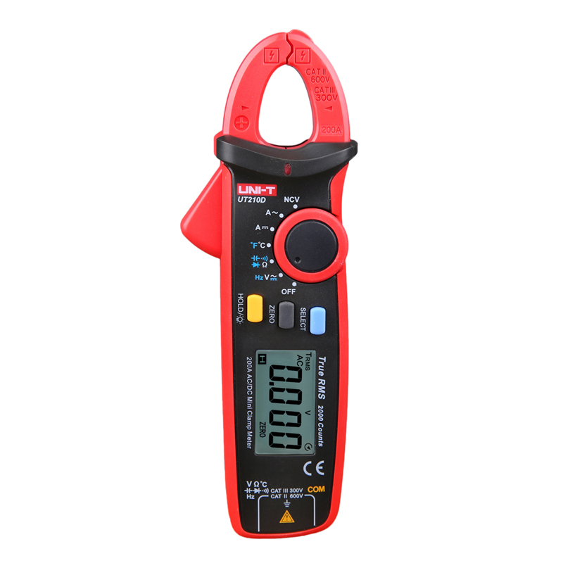 UNI-T-UT210D-Digital-Clamp-Meter-Temperature-Measurement-Auto-Range-Capacitance-Multimeter-ACDC-Cur-1404793-8