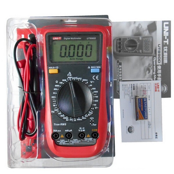 UNI-T-UT890C-Digital-True-RMS-Multimeter-Multimetro-Tester-With-Test-Lead-Cable-1020185-10