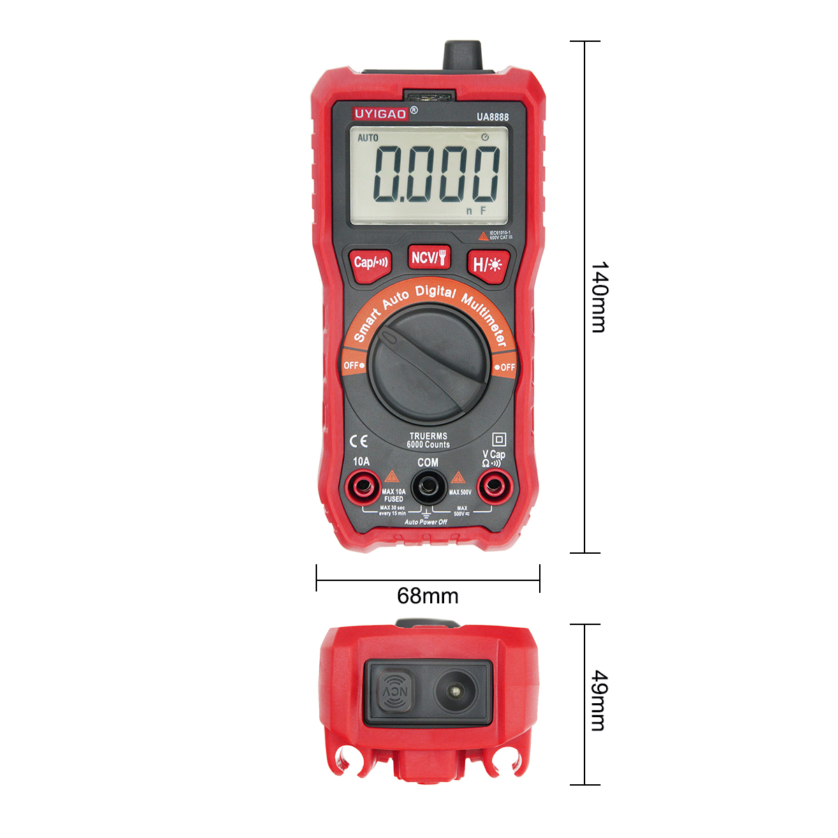 UNICAO-UA888-Digital-Auto-Meters-Multimeter-Handheld-Tester-ACDCResistancNCV-1468150-3