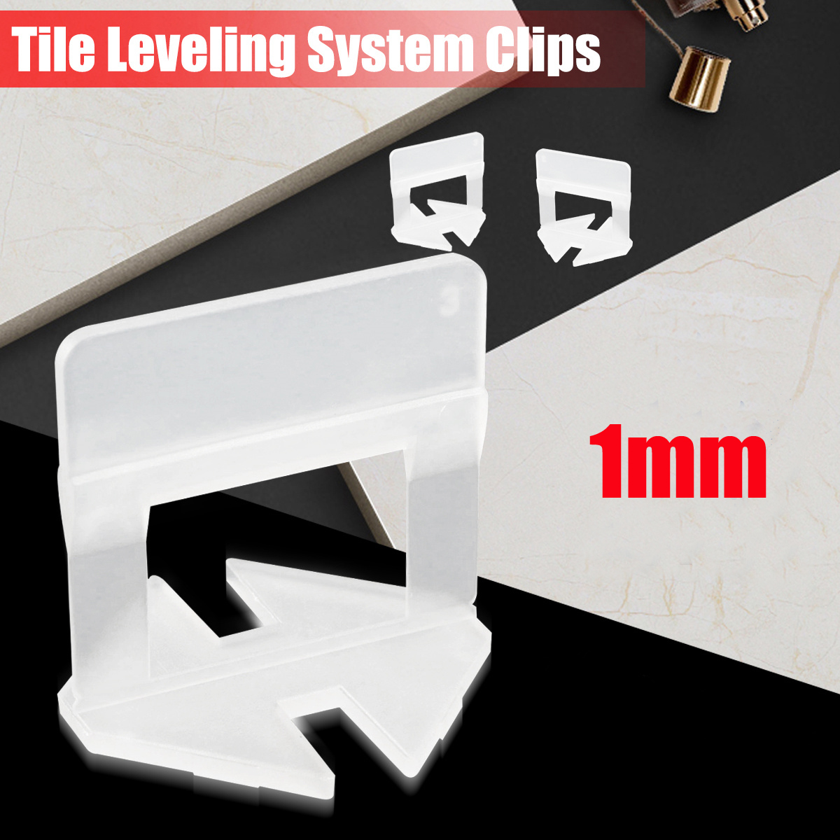 200Pcs-1mm-White-Ceramic-Tile-Tiling-Accessibility-Spacers-Plastic-Clip-1083326-1