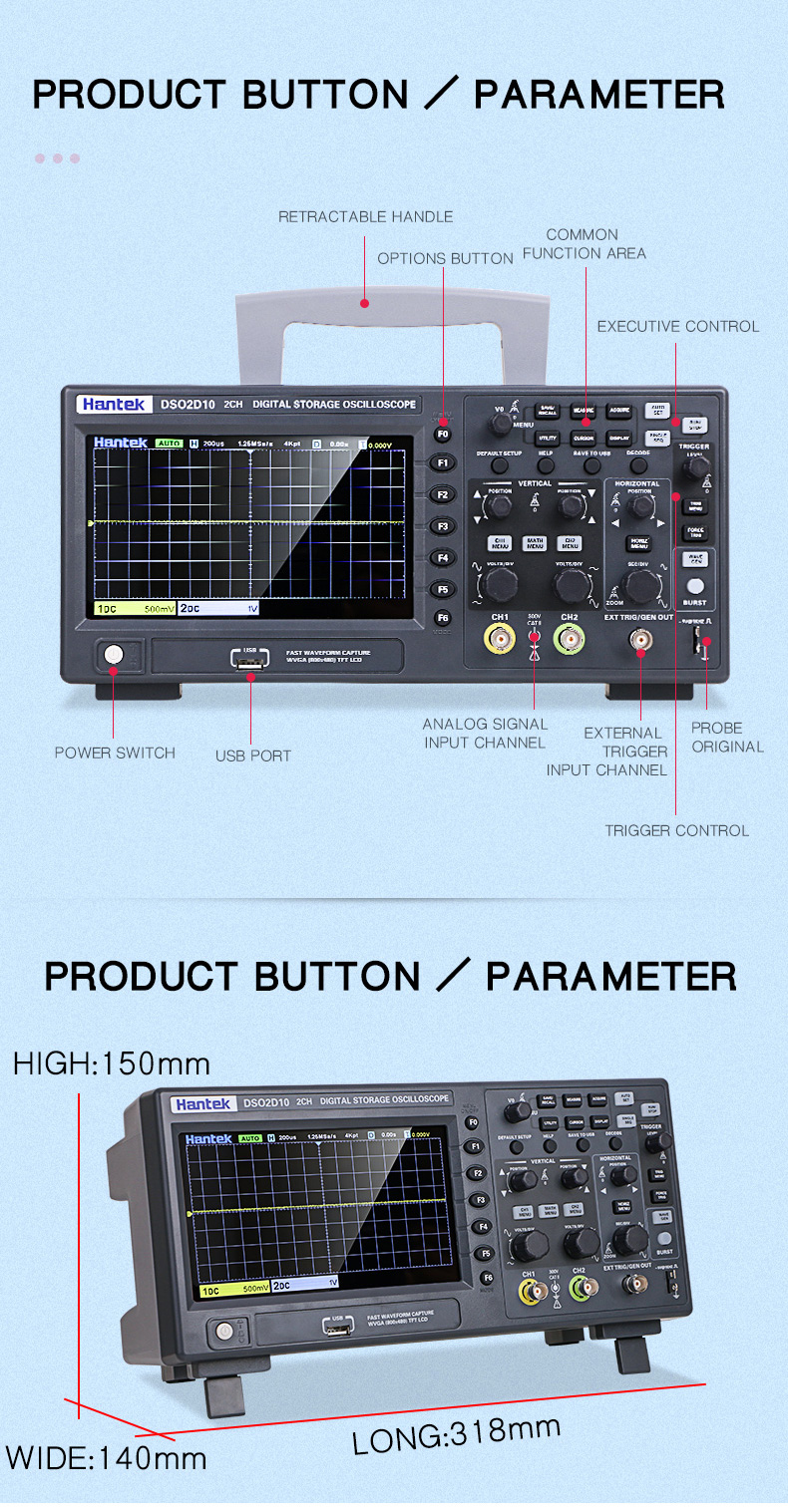 Hantek-DSO2D10-Digital-Oscilloscope-2CH1CH-Digital-Storage-1GSs-Sampling-Rate-100MHz-Bandwidth-Dual--1765904-11