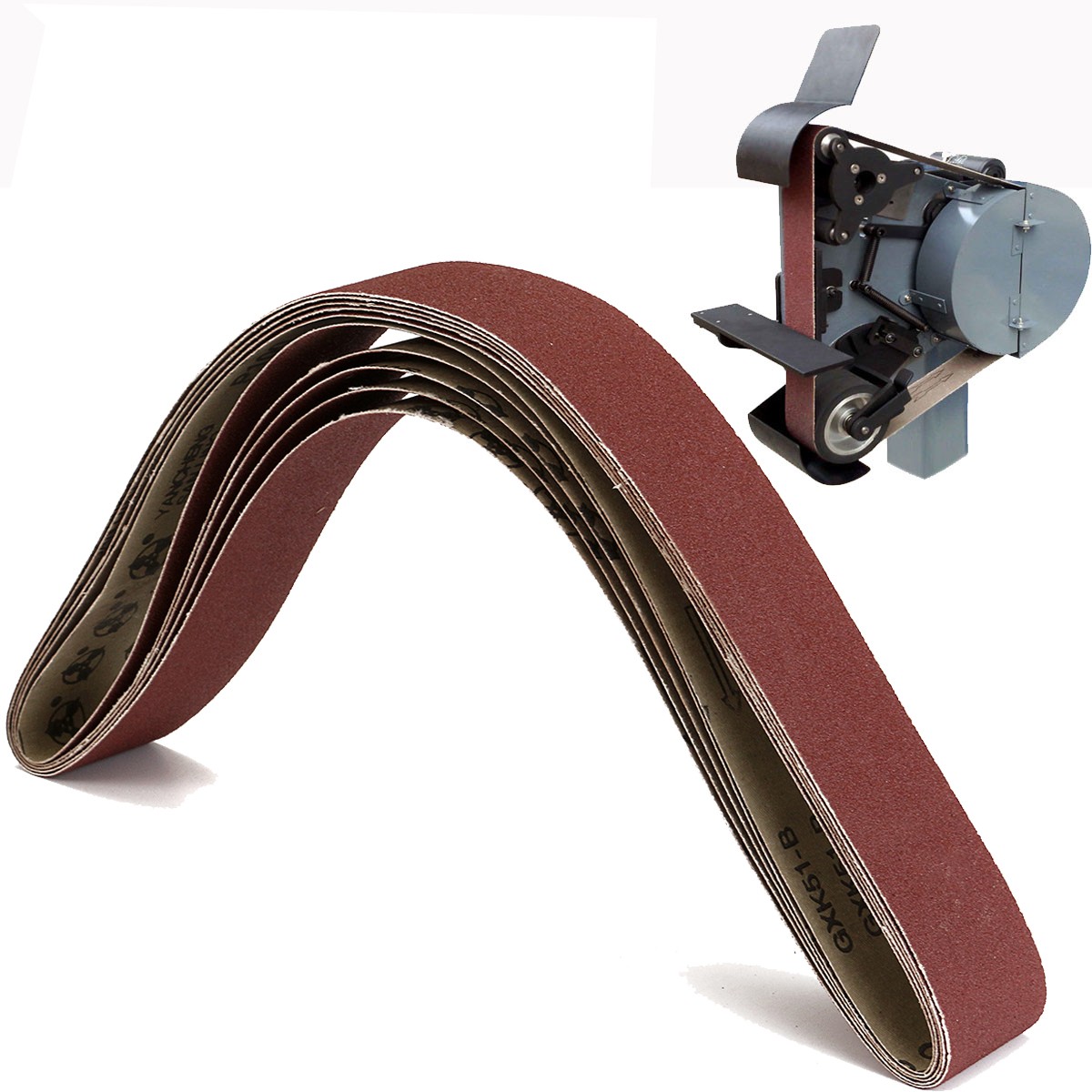 10pcs-76040mm-Sanding-Belt-60120240320600-Grit-Sanding-Belt-Abrasive-Tools-1665407-1