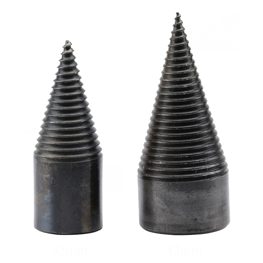1Pc-Drillpro-3242mm-HSS-RoundSquareHexagonal-Shank-Firewood-Drill-Bit-Splitter-Wood-Split-Cone-Drill-1788833-7