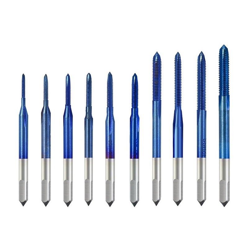 Drillpro-10Pcs-Blue-Nano-Thread-Tap-M1-M35-HSS-Metric-Plug-Tap-Screw-Tap-Drill-Machine-Tap-1721138-1