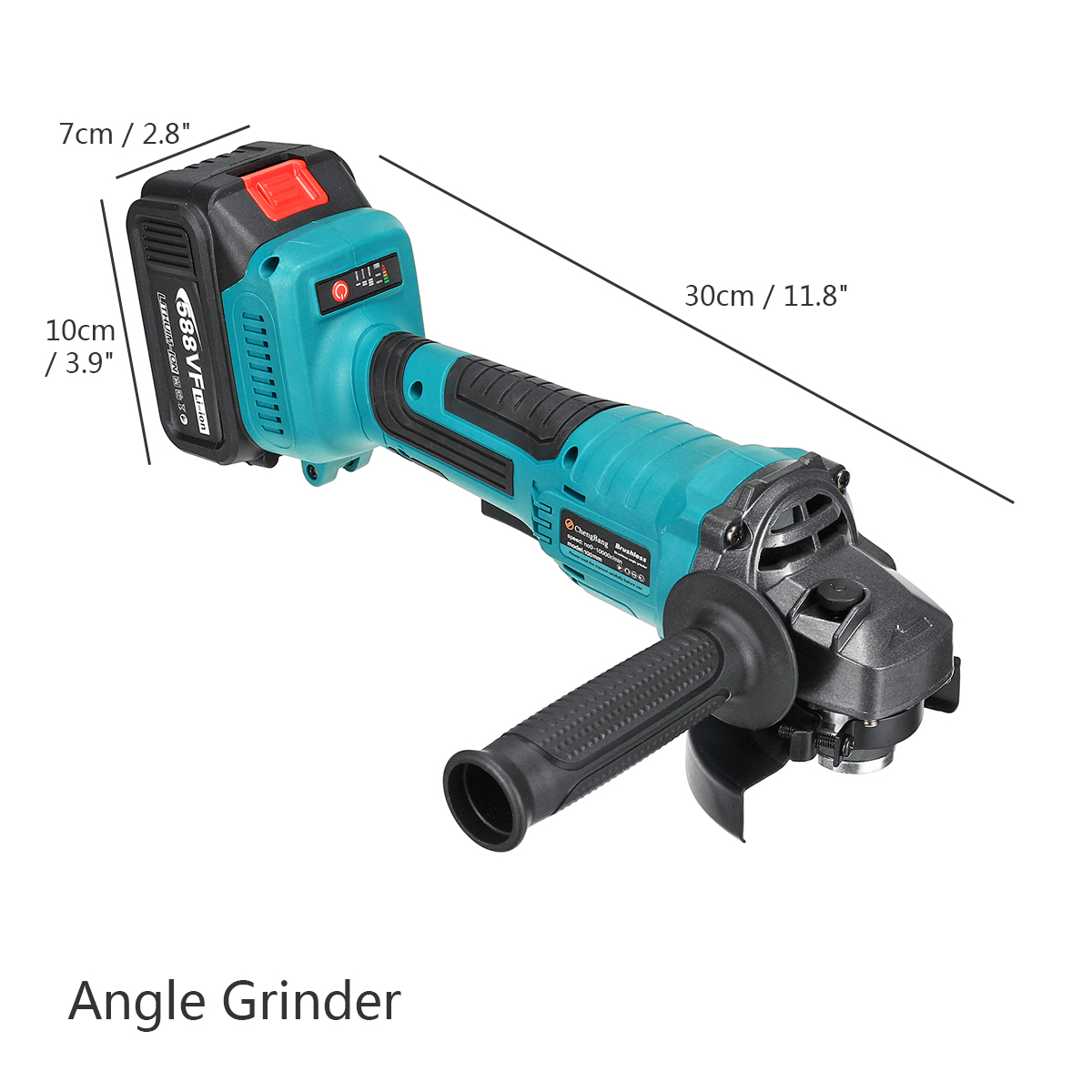 Drillpro-588-VF-3pcs-Brushless-Electric-Drill125mm-Angle-GrinderHammer-Tool-Kits-W1pc2pcs3pcs-Batter-1926550-11