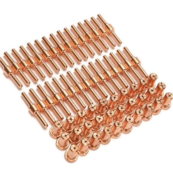 Drillpro-60pcs-Consumables-Extended-Long-Tip-Electrodes-and-Nozzles-for-PT31-LG40-40A-Air-Plasma-Cut-1054797-4