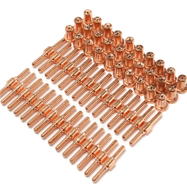 Drillpro-60pcs-Consumables-Extended-Long-Tip-Electrodes-and-Nozzles-for-PT31-LG40-40A-Air-Plasma-Cut-1054797-5