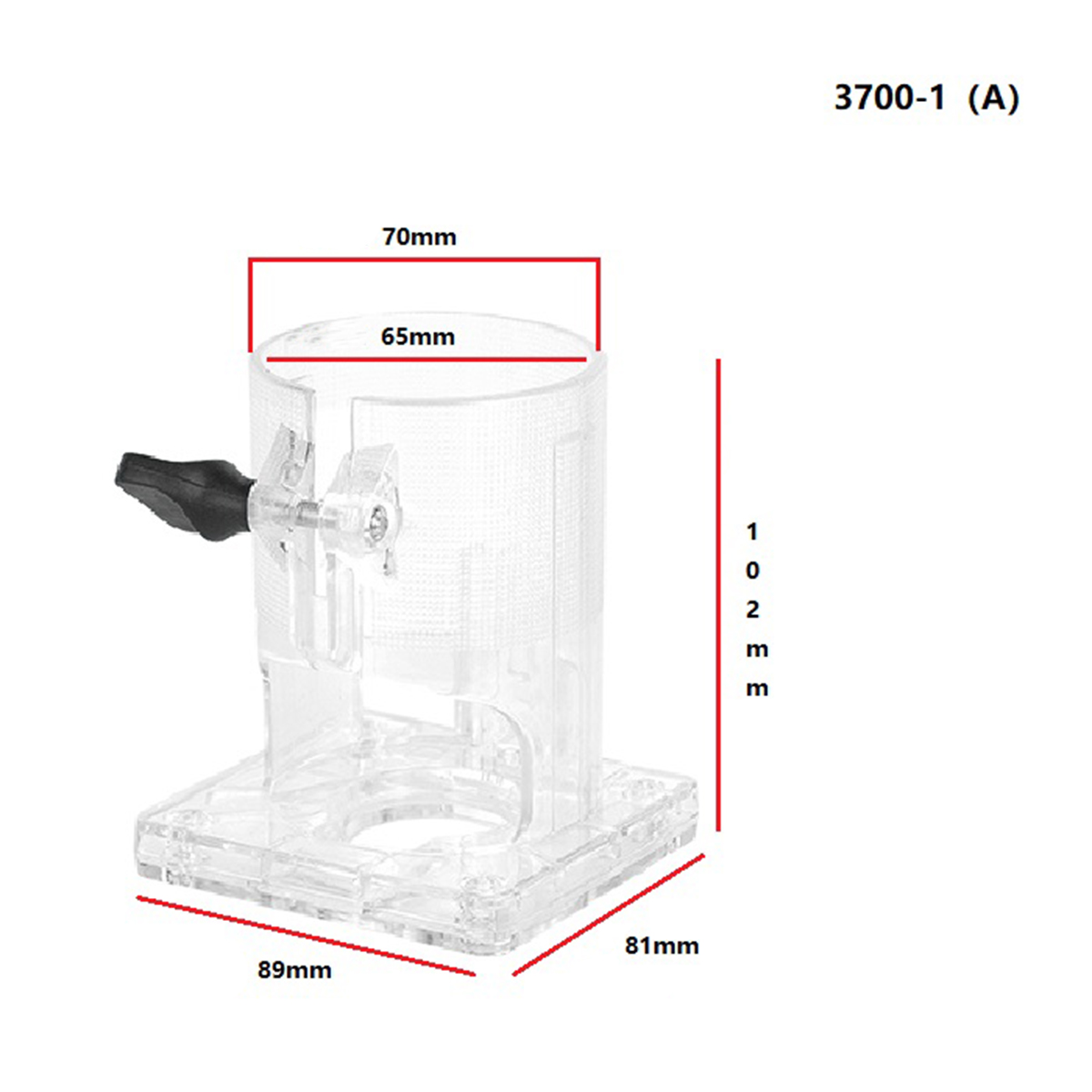 Trimming-Router-Base-Machine-Protective-Cover-PC-With-Knobs-for-Makita-RT0701C-1766064-4