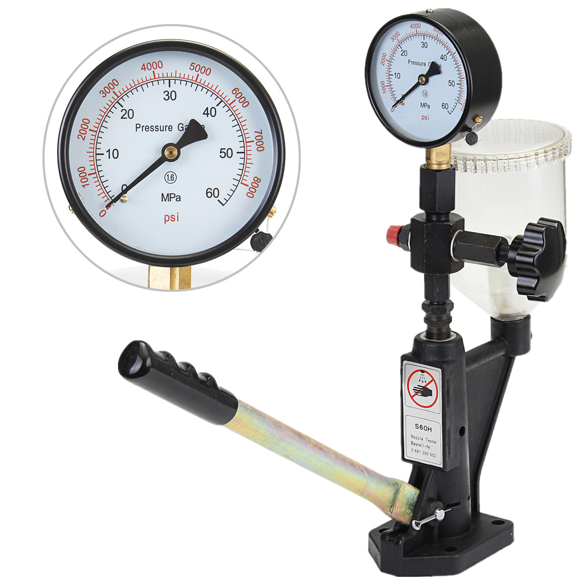 1PC-Black-Steel-Diesel-16-x-10-x-38cm-Injector-Nozzle-Pressure-Tester-1940453-9