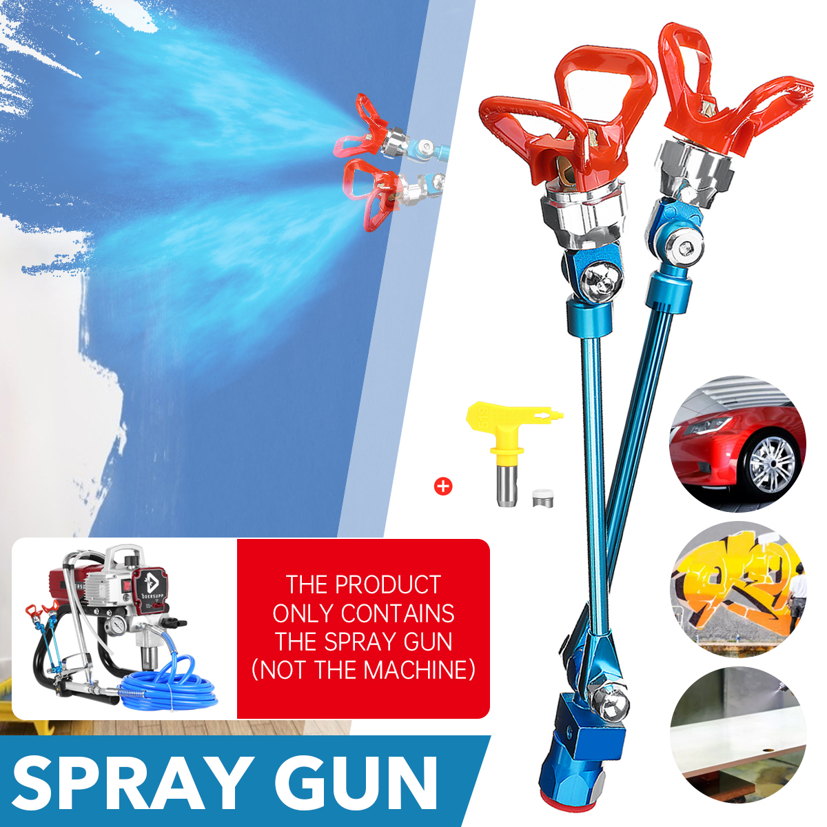 Double-Head-Spray-Gun-Regulator-Paint-Primer-Metal-Sprayer-Gravity-Feed-Kit-1853673-1