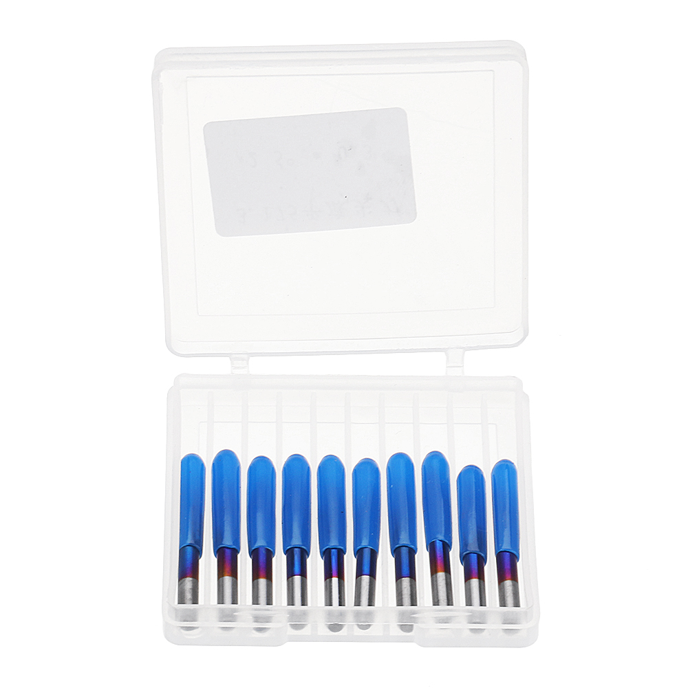 Drillpro-10pcs-010203mm-25-Degree-Engraving-Bit-Blue-NANO-Coated-Carbide-Flat-Bottom-PCB-Engraving-B-1421658-7