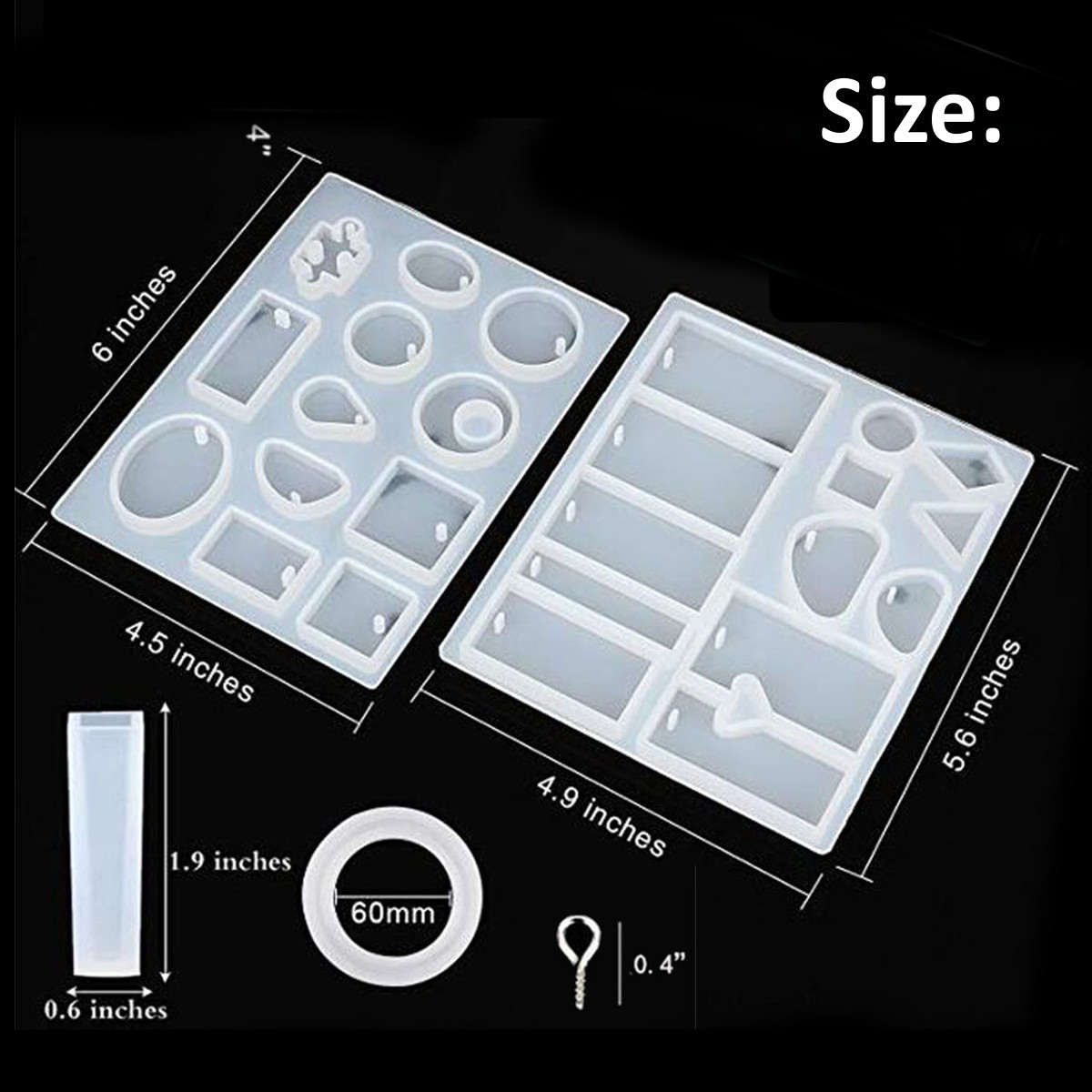 213Pcs-DIY-Epoxy-Resin-Casting-Molds-Kit-Silicone-Jewelry-Pendant-Craft-Making-Mould-1656483-9