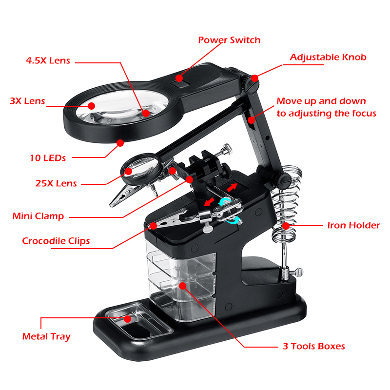 3X-45X-25X-10-LEDs-Soldering-Iron-Magnifier-Welding-Magnifying-Glass-Tool-W3-Boxes-1564335-4