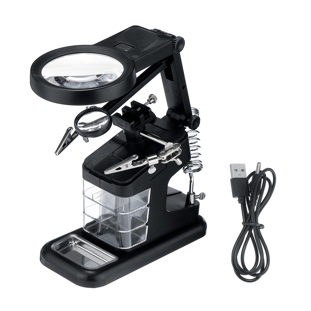 3X-45X-25X-10-LEDs-Soldering-Iron-Magnifier-Welding-Magnifying-Glass-Tool-W3-Boxes-1564335-10