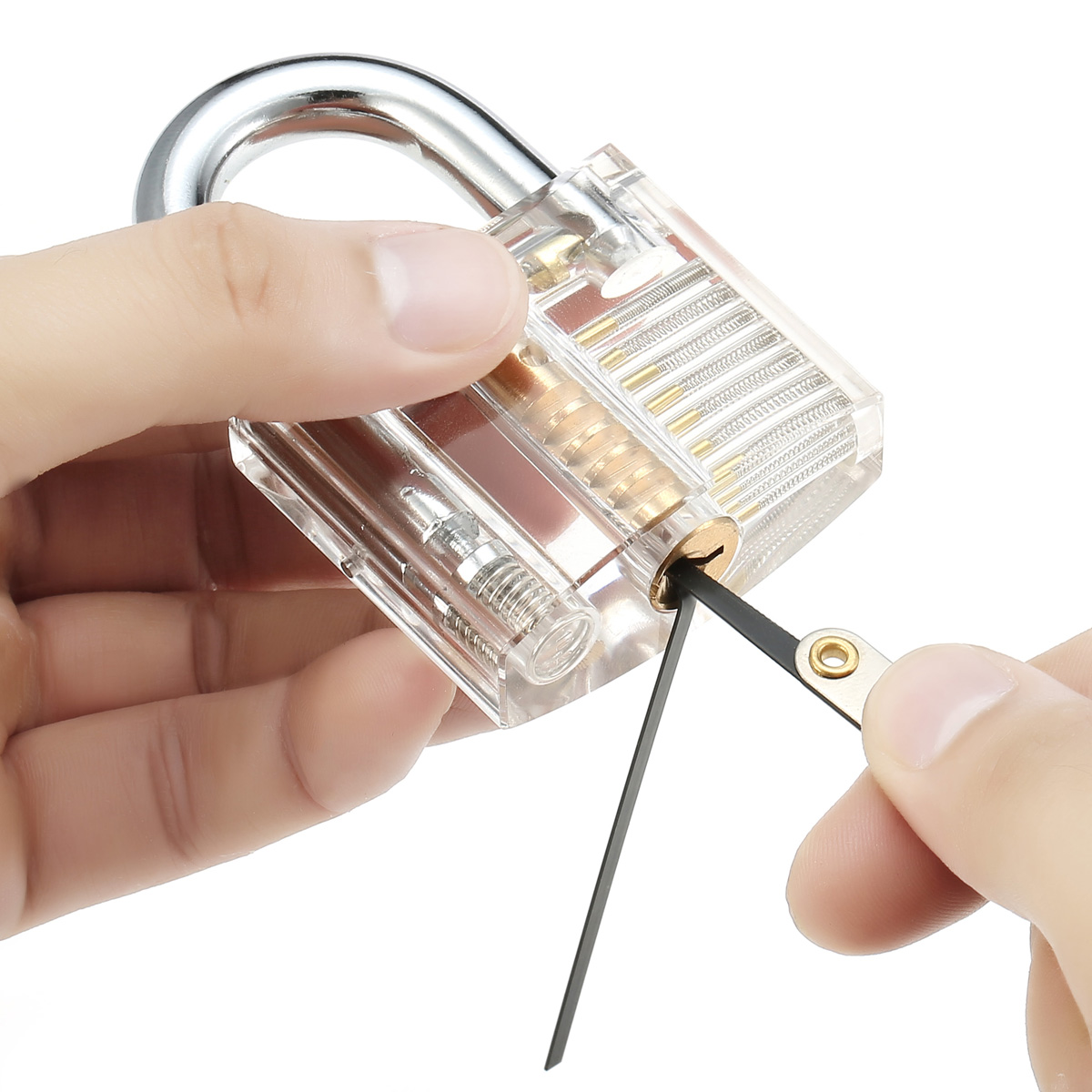 15Pcs-Lock-Picks-Set-Key-Extractor-Tool-Unlocking-Practice-with-Transparent-Practice-Padlock-1337855-5