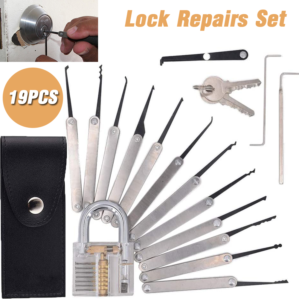 19-Pcs-Stainless-Steel-Lock-Set-Gift-Kits-Lock-Repair-Sets-for-Door-Lock-1687335-1