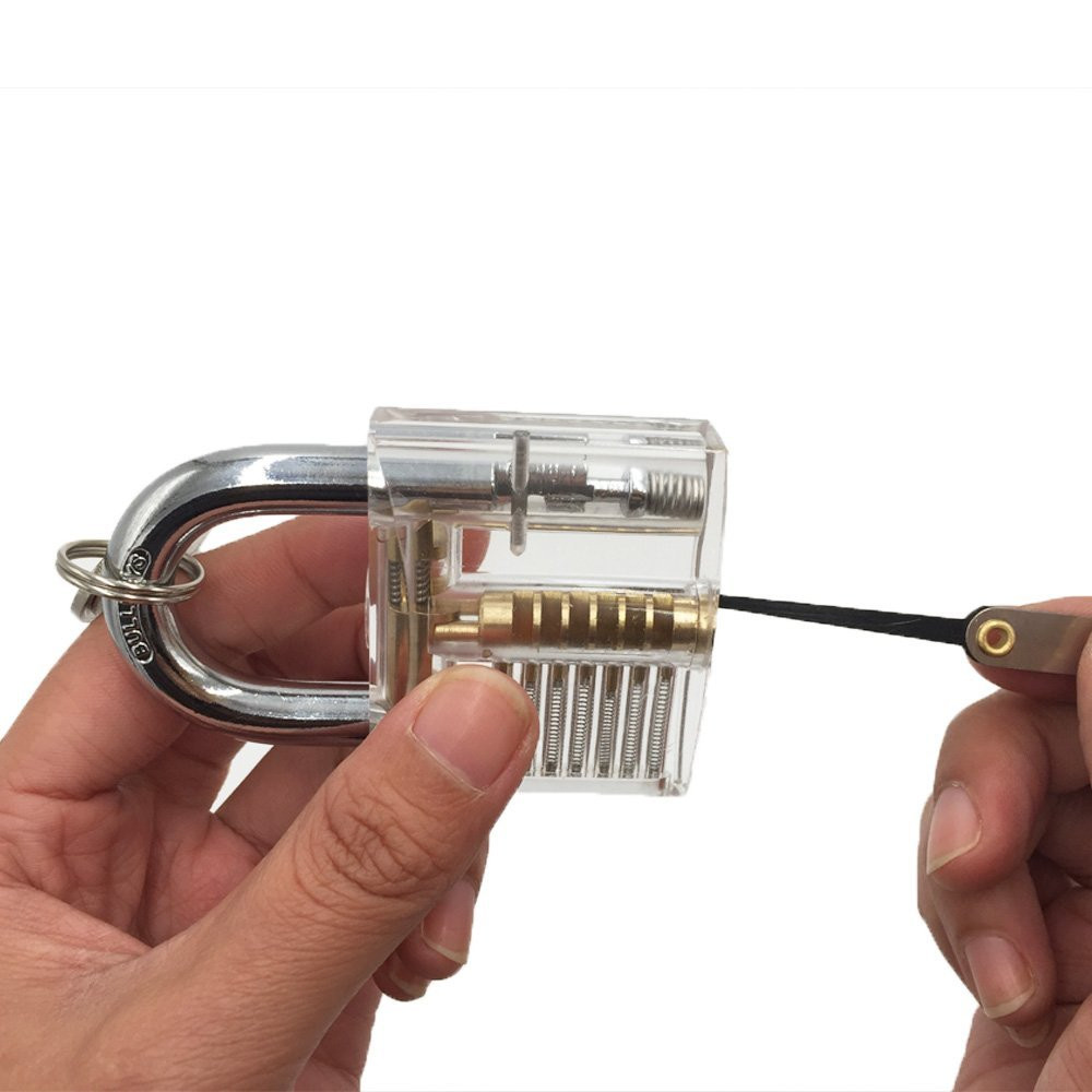 DANIU-12pcs-Unlocking-Lock-Pick-Set--10pcs-Key-Extractor-Set-1pc-Transparent-Practice-Padlock-1194136-5