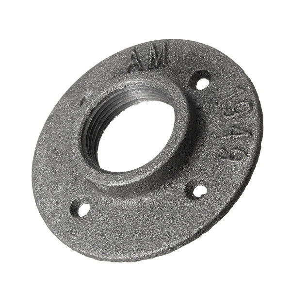 1-12-Inch-Malleable-Iron-Floor-Flange-Steel-Iron-Pipe-Fitting-Wall-Mount-1132625-3