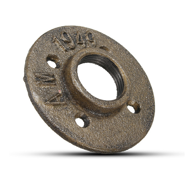 1-Inch-Malleable-Threaded-Floor-Flange-Iron-Pipe-Fittings-Wall-Mounted-Flange-1133197-7