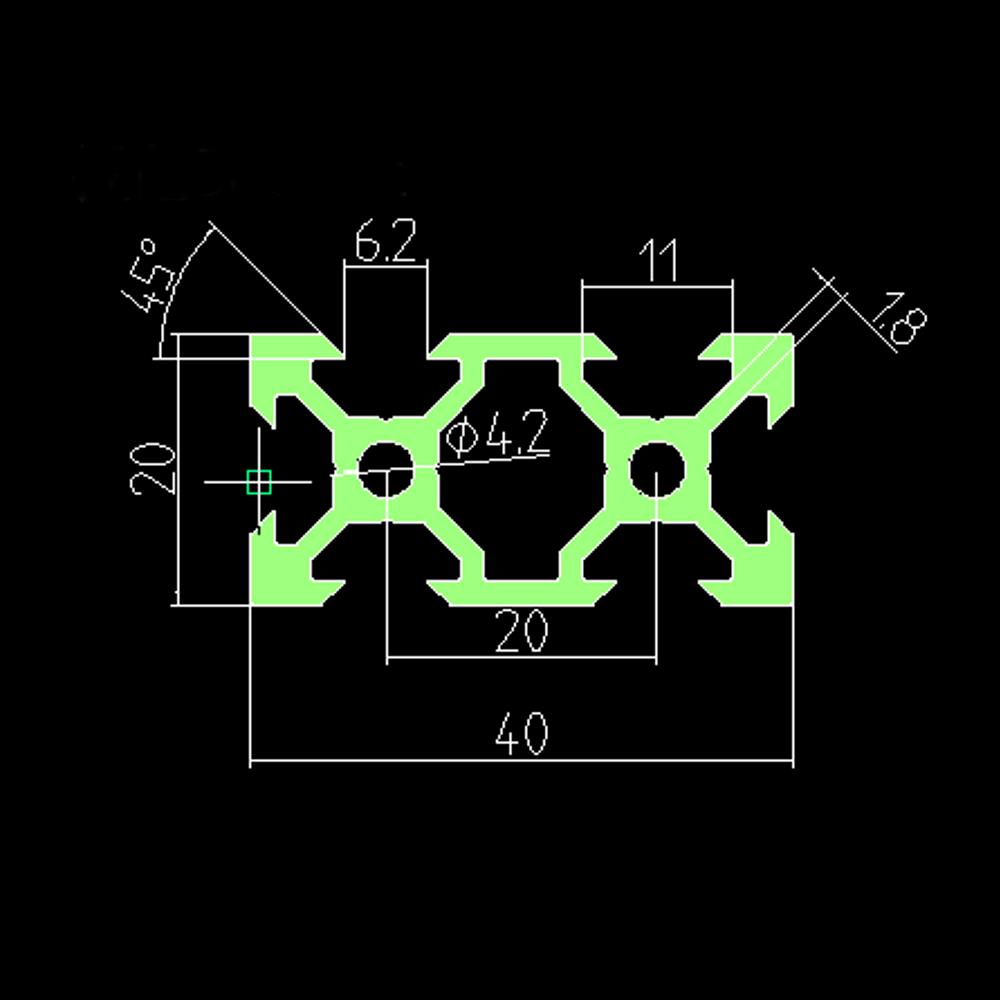 100-1000mm-Black-2040-V-Aluminum-Profile-Extrusion-Frame-for-CNC-Tool-DIY-1957192-9