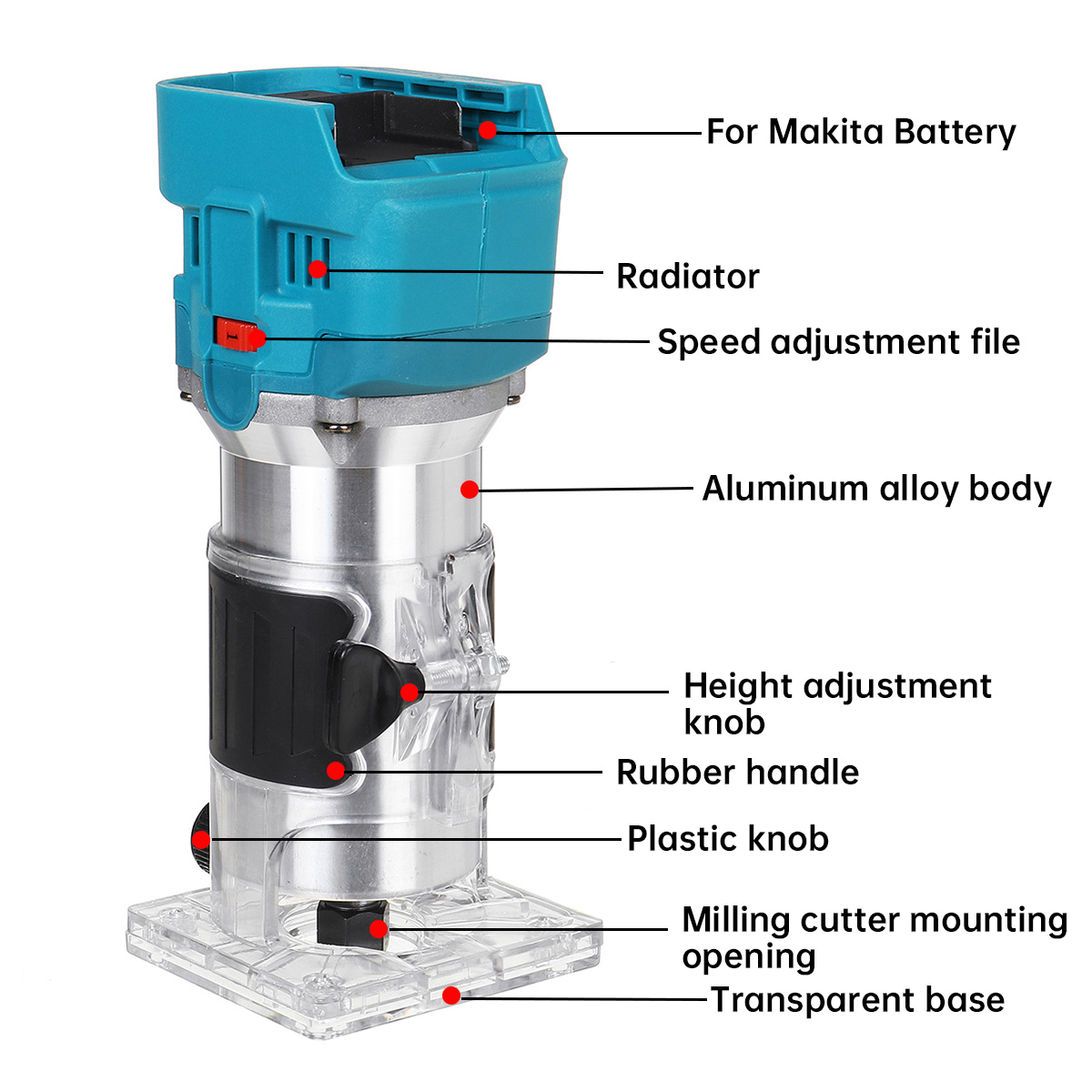 1000W-6-Speed-Brushless-Electric-Wood-Trimmer-Router-635mm-Steel-Chuck-For-Wood-Chamfering-Grooving--1840159-3