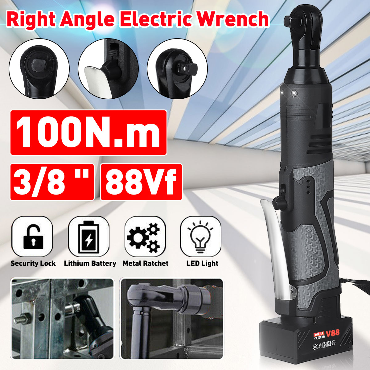 100Nm-38quot-Electric-Right-Angle-Wrench-Tool-Cordless-LED-with-12-Battery-1942672-1