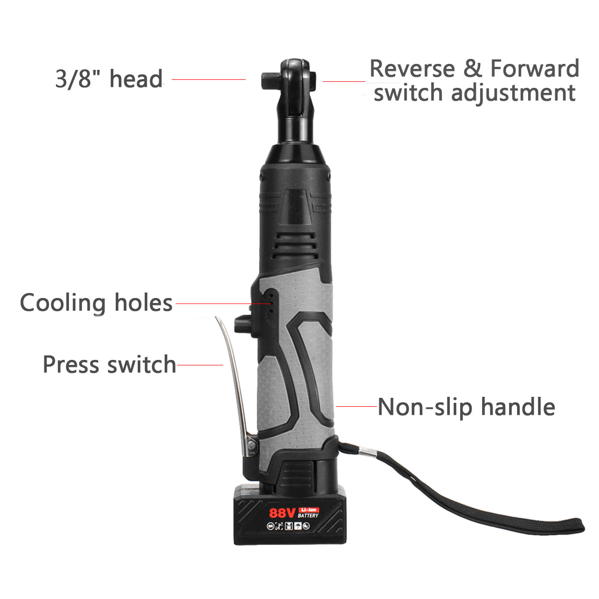 100Nm-38quot-Electric-Right-Angle-Wrench-Tool-Cordless-LED-with-12-Battery-1942672-5