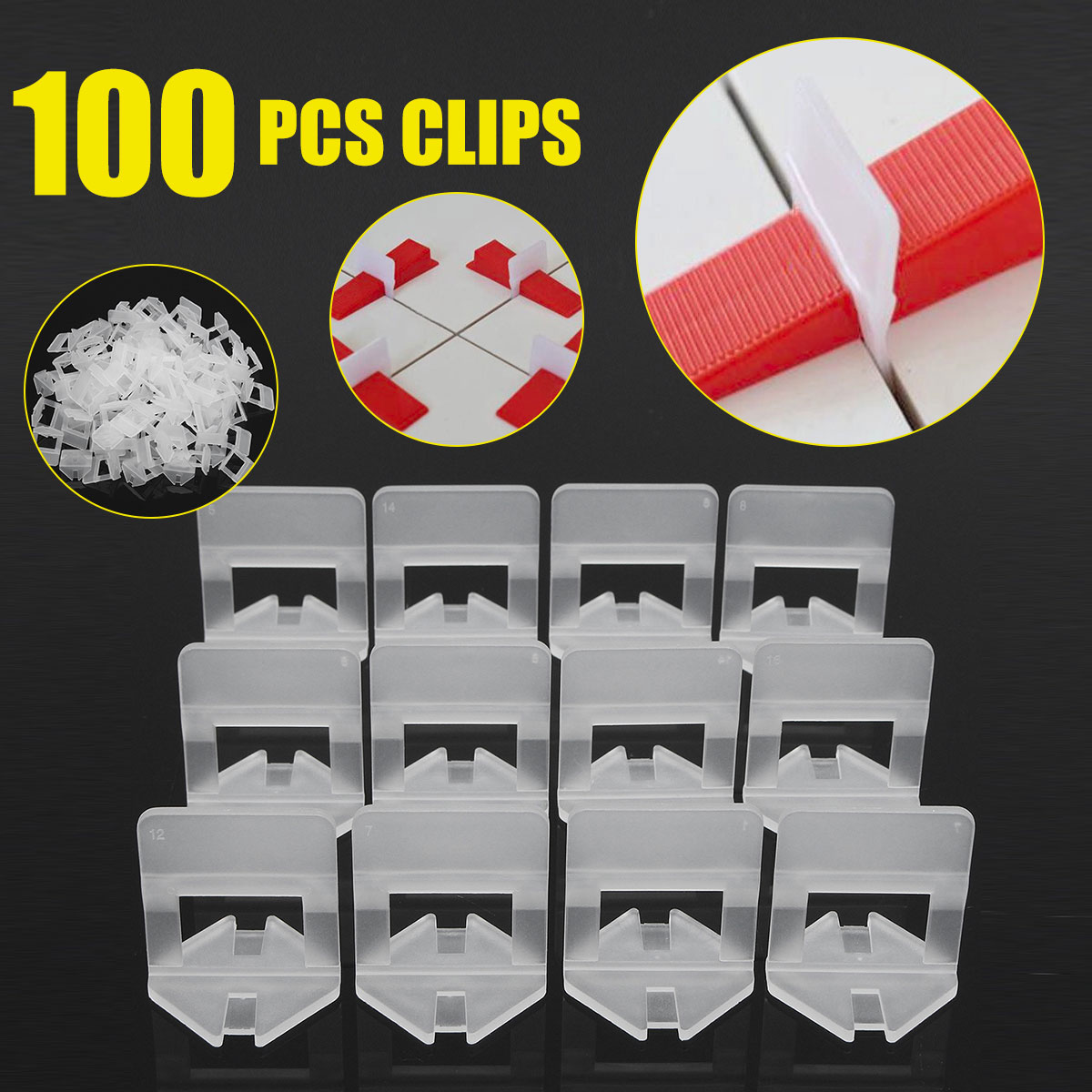 100Pcs-15mm-White-Ceramic-Tile-Tiling-Accessibility-Spacer-Plastic-Clip-1096390-1