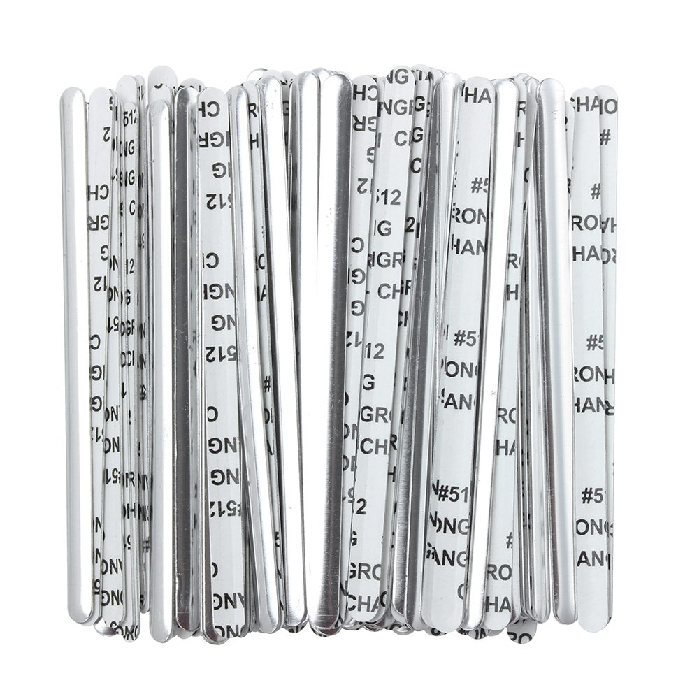 100Pcs-Nose-Bridge-Strip-Clip-Face-Mask-DIY-Material-Self-adhesive-Flat-Aluminum-Tools-1677098-5