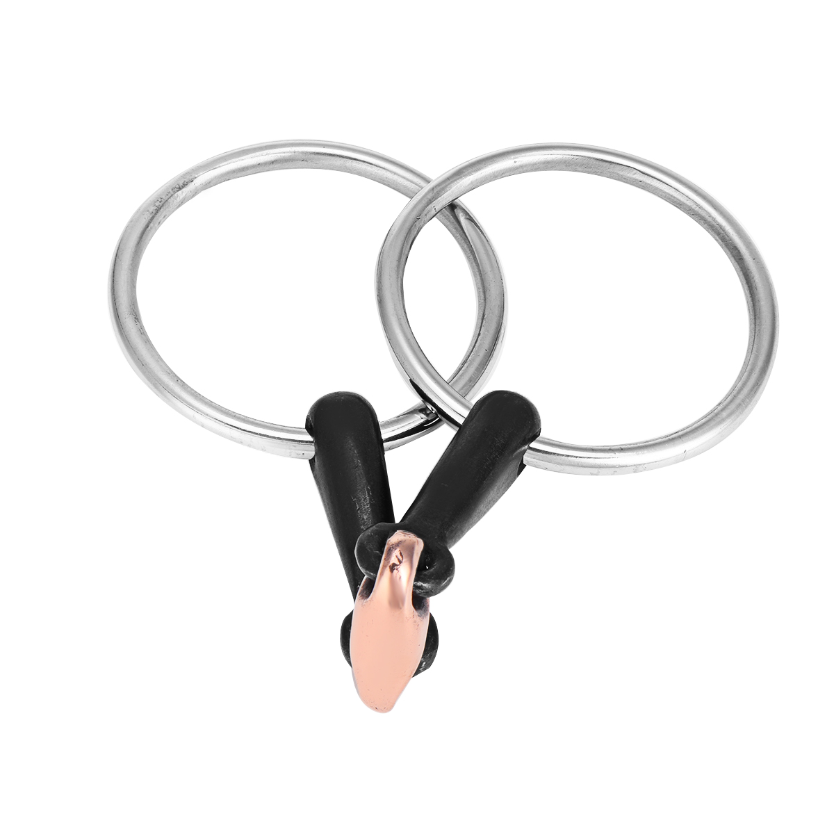 105115125mm-Stainless-Steel-Horse-Mouth-Ring-Jointed-Bit-Equestrian-Snaffle-1762921-9