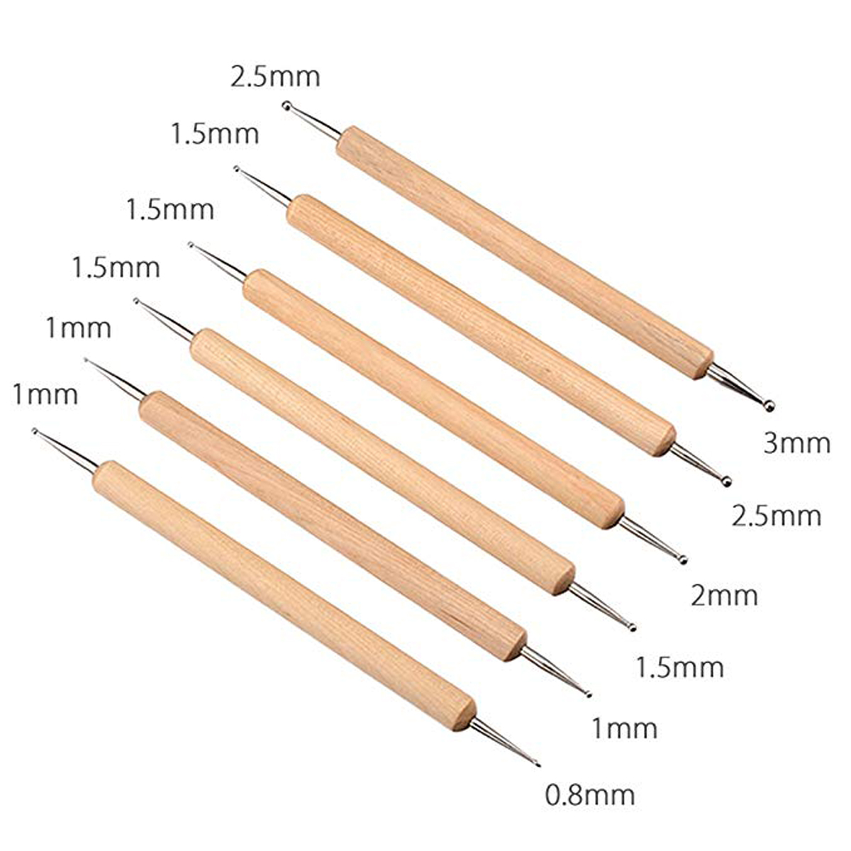 10Pcs-DIY-Dotting-Tool-Ball-Styluses-Tools-Kit-For-Mandala-Rock-Painting-Pottery-Clay-1467463-5