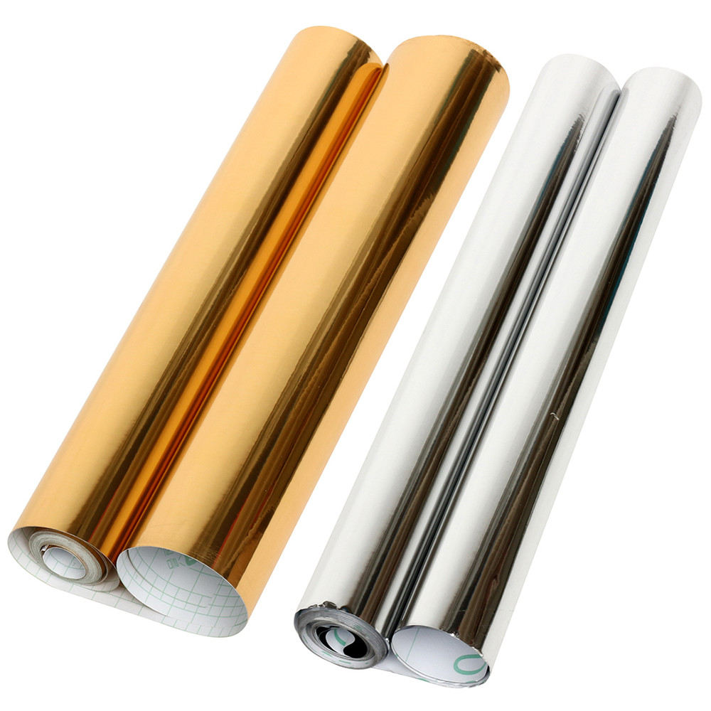 10mX60cm-Mirrored-Wall-Paper-Contact-Paper-PVC-Decor-Sticker-Self-Adhesive-Silver-Gold-1358811-1