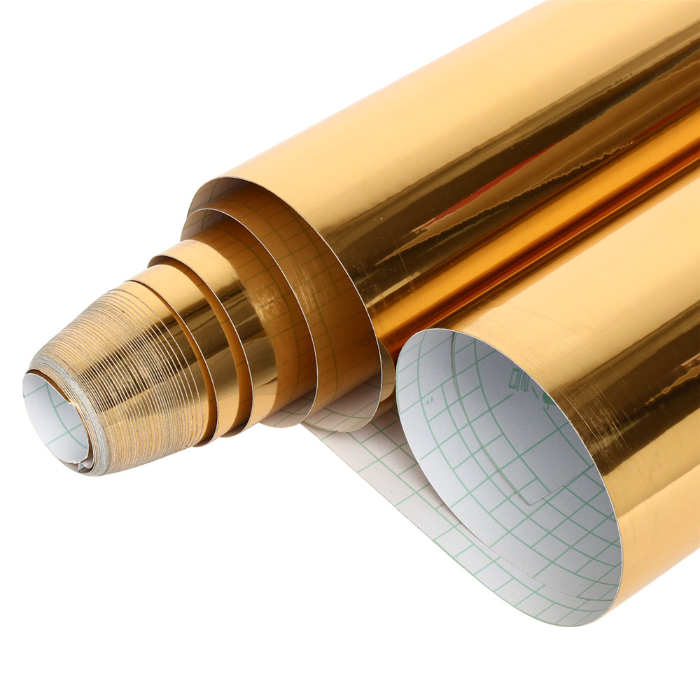 10mX60cm-Mirrored-Wall-Paper-Contact-Paper-PVC-Decor-Sticker-Self-Adhesive-Silver-Gold-1358811-4