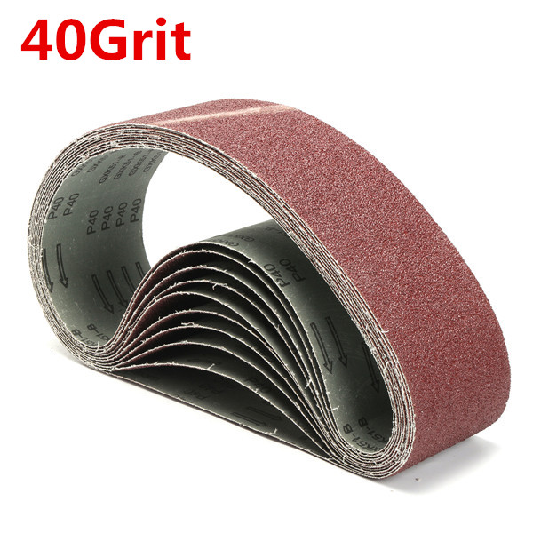 10pcs-50x915mm-Sanding-Belts-40120180320-Grit-Aluminium-Oxide-Belts-Abrasive-Tool-1269167-1