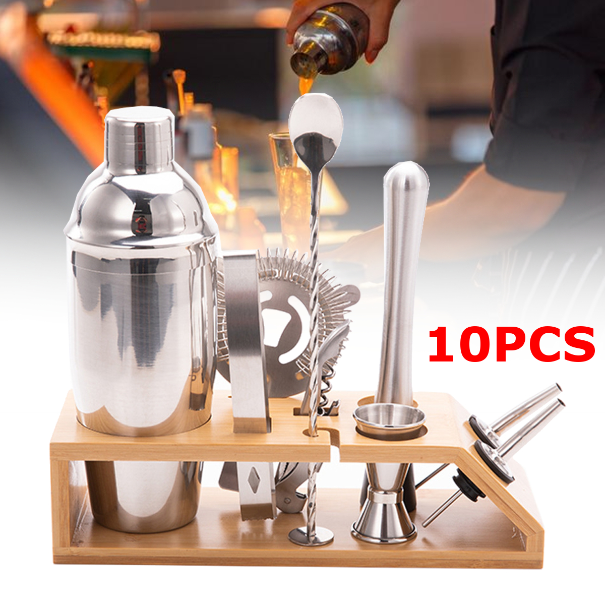 10pcs-Boston-Cocktail-Shaker-Bar-Stainless-Steel-Bartender-Winee-Mixer-with-Base-Tools-1740804-1